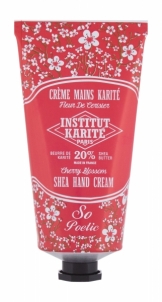 Rankų kremas Institut Karite Shea Hand Cream Cherry Blossom Hand Cream 75ml Roku kopšanas līdzekļi