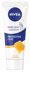 Rankų kremas Nivea Hand cream with bees Protective Care (Hand Cream) 75 ml Rankų priežiūros priemonės