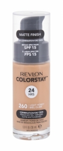 Revlon Colorstay 260 Light Honey Combination Oily Skin Makeup 30ml SPF15 Makiažo pagrindas veidui