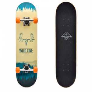 Riedlentė Meteor Wild Line Oranžinė/Mėlyna Skateboards