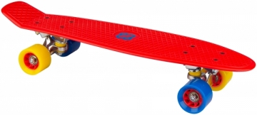 Riedlentė SUNSET CRUISER N30BA04 Red/Blue/Yellow Скейтборды