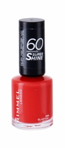 Rimmel London 60 Seconds Nail Polish By Rita Ora Cosmetic 8ml 300 Glaston-Berry Decorative cosmetics for nails