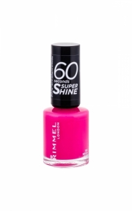 Rimmel London 60 Seconds Nail Polish By Rita Ora Cosmetic 8ml 322 Neon Fest Decorative cosmetics for nails