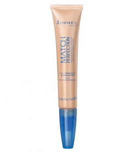 Rimmel London Match Perfection Skin Tone 2in1 Concealer 7ml Ivory