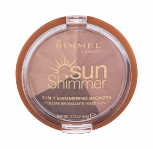 Rimmel London Sun Shimmer 3in1 Shimmering Bronzer 9,9g Bronze Goddess