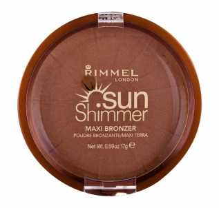 Rimmel London Sun Shimmer Maxi Bronzer Powder Cosmetic 17g 004 Sun Star