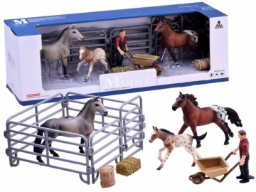 Rinkinys A - Arklių figūrėlės ir ūkio priedai ZA2604 Gyvūnų figūrėlės