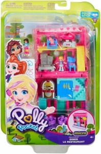 Rinkinys GGC29 Mattel Figures set Polly Pocket Pollyville Arcade Playset