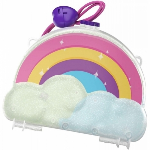 Rinkinys GKJ63 / GKJ65 Mattel Polly Pocket Tiny Power Rainbow Dream Purse