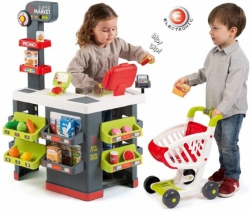 Žaislinė parduotuvė vaikams Supermarket Playset su priedais 7600350213 350213 Profesijų žaislai