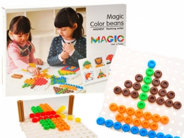 Lavinamoji dėlionė mozaika Magic Color Beans Dėlionės vaikams