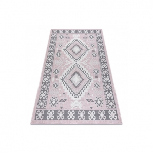 Rožinės spalvos kilimas SION Acteka | 80x150 cm