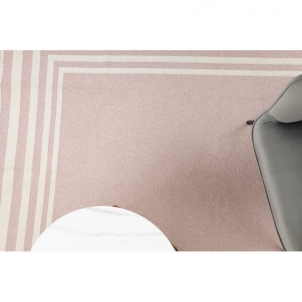 Rožinis dvipusis kilimas TWIN | 60x90 cm