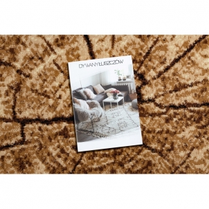 Rudas kilimas su medžio kamieno raštu PIEŃ | 80x150 cm 