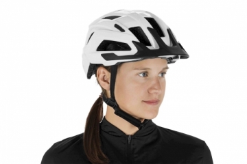 Šalmas Cube STEEP glossy white Bicycle helmets