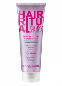 Šampūnas Dermacol Hair Ritual (No More Yellow & Grow Effect Shampoo) 250 ml Шампуни для волос