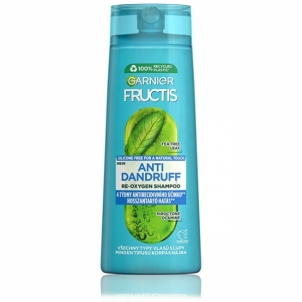 Šampūnas Garnier Fructis Antidandruff Cleansing Shampoo for All Hair Types with Dandruff (Re-Oxygen Shampoo) - 250 ml Šampūni