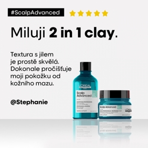 Šampūnas L´Oréal Professionnel Cleansing shampoo for oily scalp Scalp Advanced (Anti Oiliness Dermo Purifier Shampoo) - 300 ml
