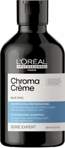 Šampūnas L´Oréal Professionnel Professional Serie Expert Chroma Crème ( Blue Dyes Shampoo) Serie Expert Chroma Crème - 300 ml Šampūnai plaukams
