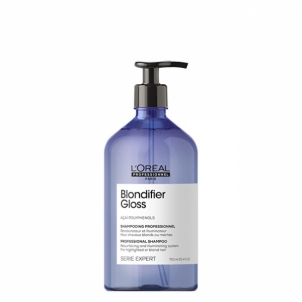 Šampūnas L´Oréal Professionnel Regenerating and Brightening Shampoo for Blonde Hair Expert Blondifier Series (Gloss Shampoo) - 500 ml