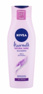 Šampūnas Nivea Hair Milk Natural Shine 400ml Mild Šampūni