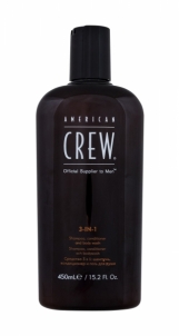 Šampūnas plaukams American Crew 3-IN-1 Shampoo, Conditioner & Body Wash Cosmetic 450ml 