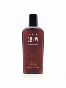 Šampūnas plaukams American Crew Multifunction product for hair and body (3-in-1 Shampoo, Conditioner And Body Wash) 250 ml - 250 ml Šampūni