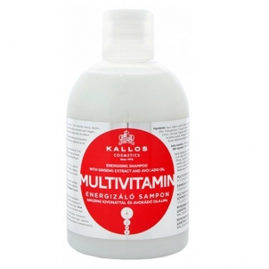 Kallos Multivitamin Energising Shampoo Cosmetic 1000ml Shampoos for hair
