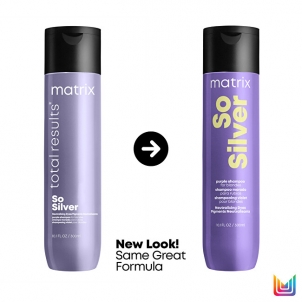 Šampūnas plaukams Matrix Shampoo to neutralize yellow tones Total Results So Silver (Color Shampoo Obsessed it neutralized Yellow) - 300 ml
