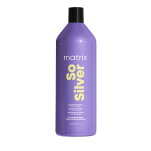 Šampūnas plaukams Matrix Shampoo to neutralize yellow tones Total Results So Silver (Color Shampoo Obsessed it neutralized Yellow) - 300 ml