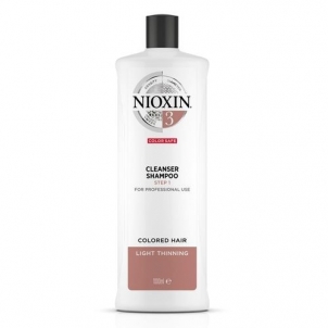 Shampoo plaukams Nioxin Cleansing shampoo for fine colored slightly thinning hair System 3 (Fine Hair Cleanser Normal To Thin Looking Chemically Treated) - 300 ml