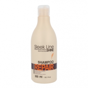 Šampūnas plaukams Stapiz Sleek Line Repair Shampoo Cosmetic 300ml Šampūnai plaukams