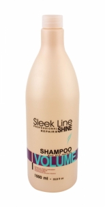 Šampūnas plaukams Stapiz Sleek Line Volume Shampoo Cosmetic 1000ml Šampūni