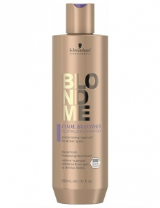 Šampūnas Schwarzkopf Professional Blondme Cool Blonde ( Neutral izing Shampoo) - 300 ml Šampūnai plaukams
