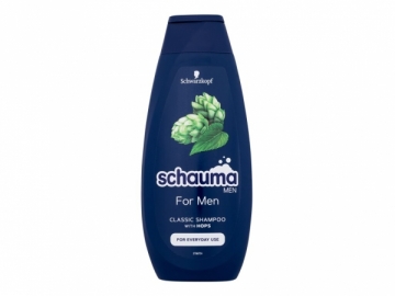 Šampūnas Schwarzkopf Schauma Men Classic Shampoo Shampoo 400ml Šampūnai plaukams