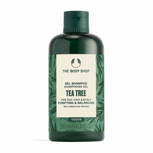 Šampūnas The Body Shop Shampoo for oily hair Tea Tree (Gel Shampoo) - 250 ml Šampūnai plaukams