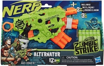 Šaudyklė E6187 NERF Zombie Strike Alternator Blaster - Fires 3 Ways