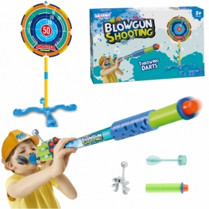 Šaudyklės ir taikinio rinkinys - Blowgun Shooting Žaisliniai ginklai