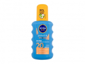 Sun losjons Nivea Sun Protect & Bronzas Spray SPF20 Cosmetic  200ml  