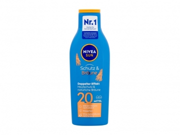 Sun lotion Nivea Sun Protect & Bronze Sun Lotion SPF20 Cosmetic   200ml 