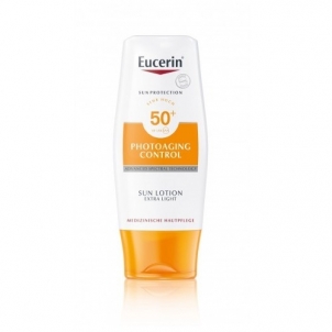 Saulės kremas Eucerin Extra light sun tanning cream SPF 50+ (Sun Lotion) 150 ml Sun creams