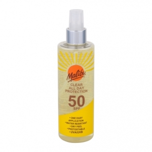 Saulės kremas Malibu Clear All Day Protection SPF50 Cosmetic 250ml Saulės kremai