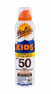 Saulės kremas Malibu Kids Continuous Lotion Spray Sun Body Lotion 175ml SPF50 Sauļošanās krēmi