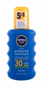 Saulės kremas Nivea Sun Protect & Moisture Sun Spray SPF30 Cosmetic 200ml Saulės kremai