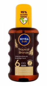 Saulės kremas Nivea Sun Tanning Oil Spray SPF6 Cosmetic 200ml Saulės kremai