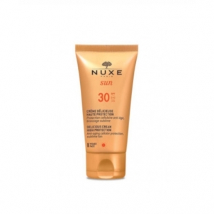 Saulės kremas Nuxe Face Cream SPF 30 Sun (Delicious Cream High Protection) 50 ml Sauļošanās krēmi