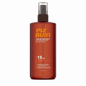 Saulės kremas Piz Buin Accelerating the process of oil tanning spray SPF 15 Tan & Protect (Accelerating Oil Spray) 150 ml 