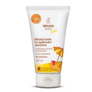 Saulės kremas Weleda Sensitiv e SPF 50 Sunscreen Cream 50 ml