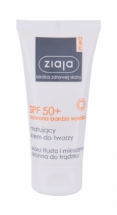 Saulės kremas Ziaja Med Protective Matifying Face Sun Care 50ml SPF50+ Sun creams