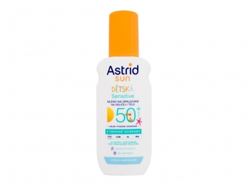 Saulės losjonas Astrid Sun Kids Sensitive Lotion Spray 150ml SPF50+ Крема для солярия,загара, SPF
